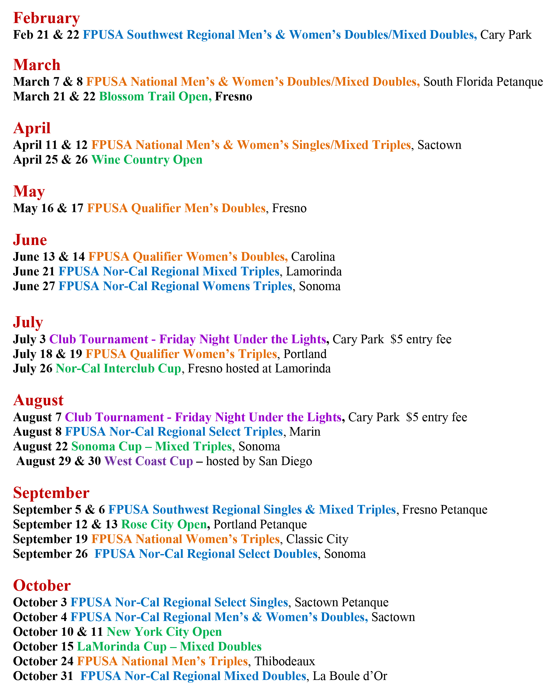 calendar